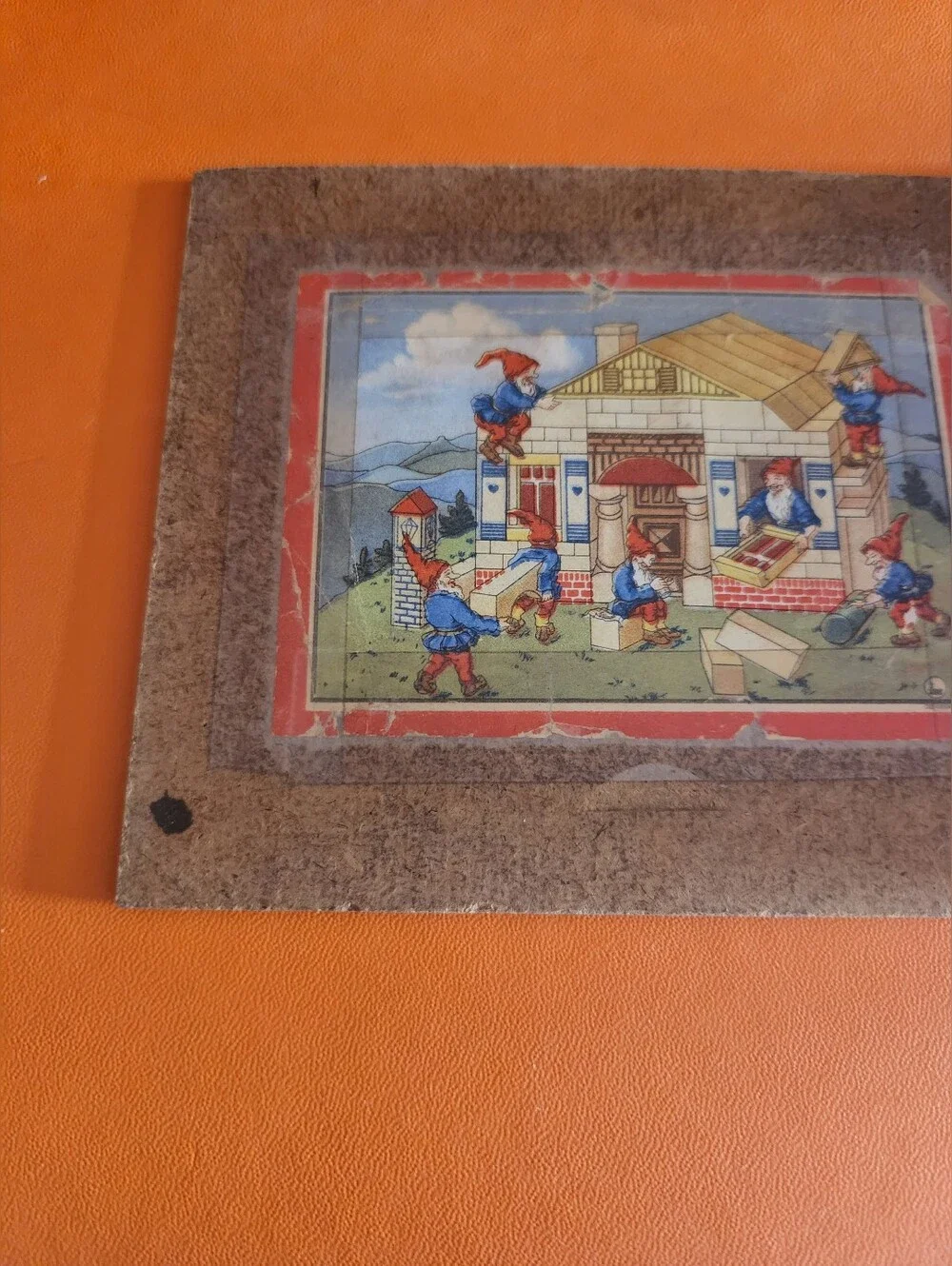 Vintage German Juri wooden building block Set